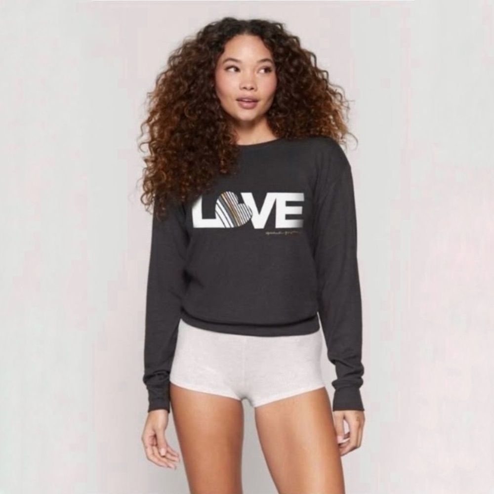 NWT SPIRITUAL GANGSTER | Savasana LOVE Sweatshirt | Sz S
